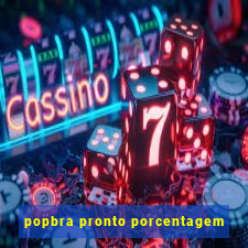 popbra pronto porcentagem